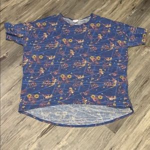 Lularoe top shirt floral flowers size 3XL